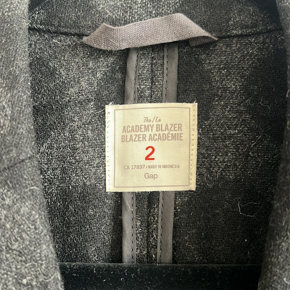 Gap wool The academy blazer black with grey polka dots - Picture 2 of 4